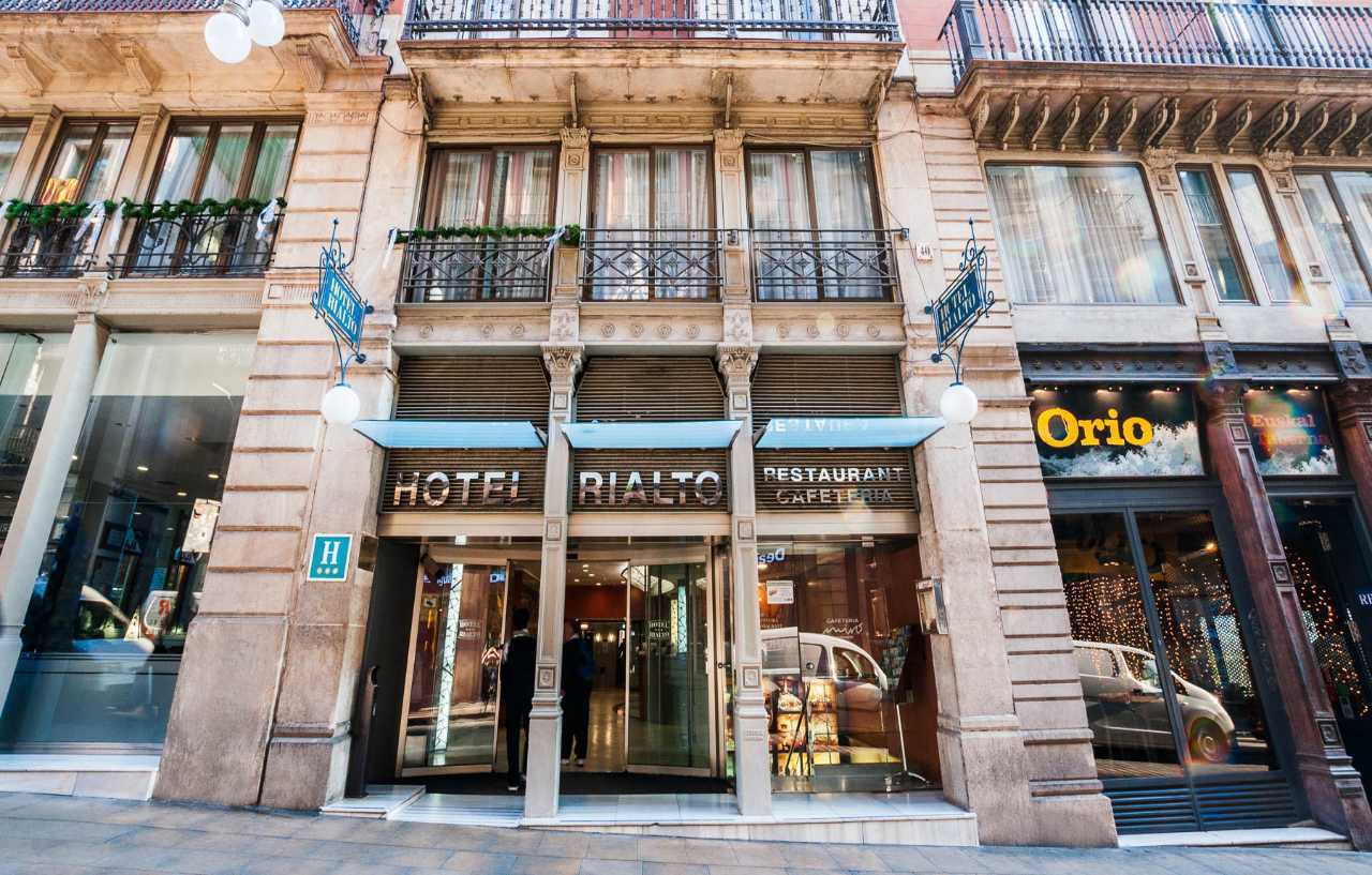 Hotel Rialto Барселона Экстерьер фото